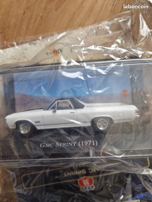 Maquette GMC Sprint 1971 Altaya 1/43 - Neuf En Boîte Vitrine Avec Socle, Occasion