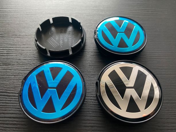 4X CENTRES DE ROUE VW caches moyeu jante alu 65mm emblème