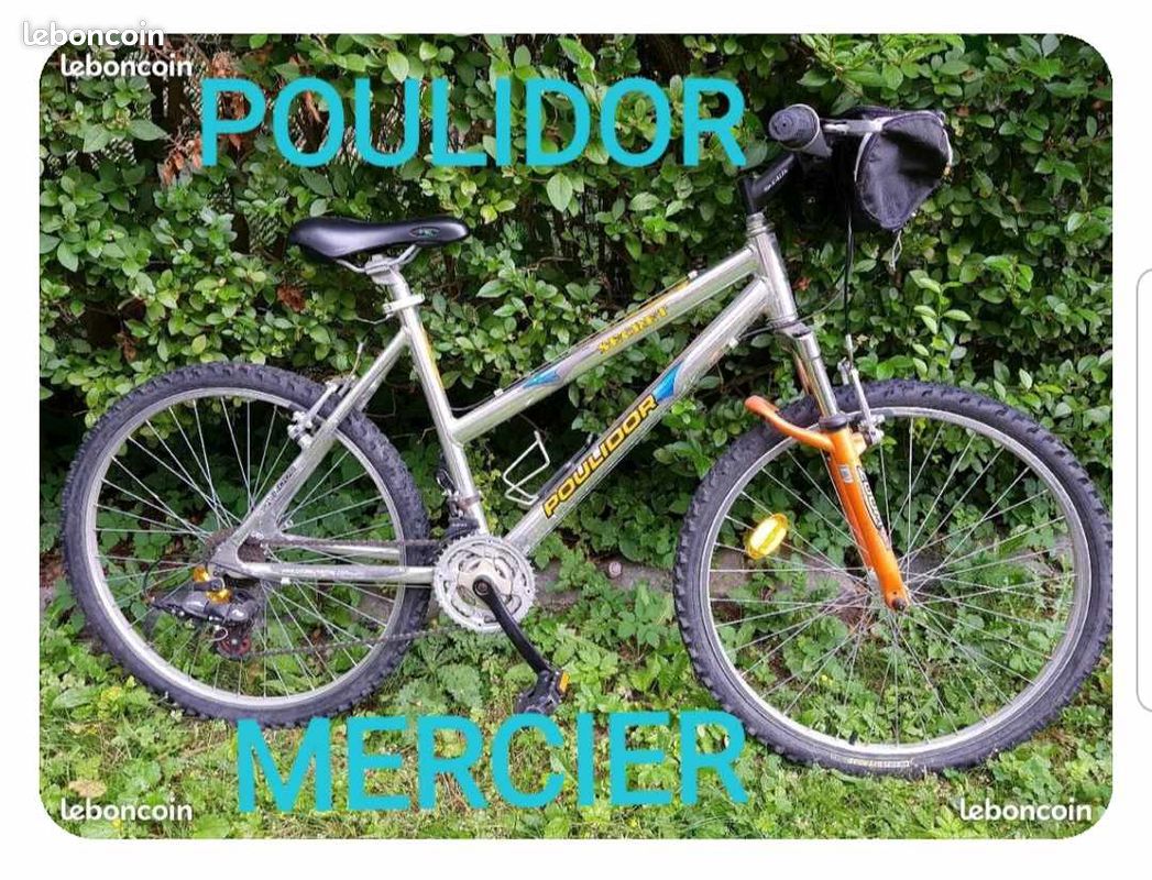 Vtt vélo mixte ado femme homme Mercier Poulidor inox Vélos