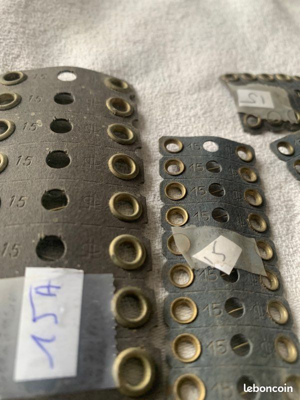 5 plaquettes fusibles15 À pour porte fusibles porcelaine (image 3)
