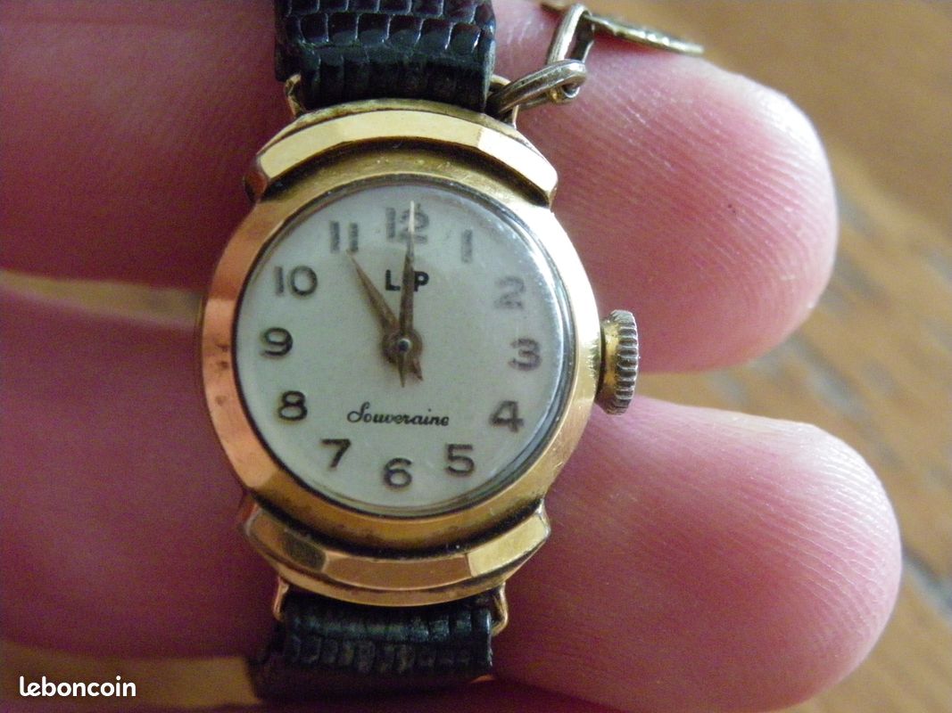 Montre Lip Pour Femme En Plaqué Or - Élégante Et Vintage