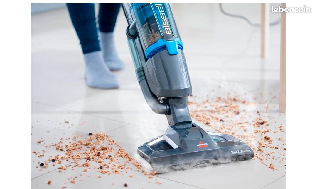 BISSELL Vac & Steam Titanium - 2 en 1 Aspirateur et Nettoyeur Vapeur BISSELL Vac & Steam Titanium - 2 en 1 Aspirateur et Nettoyeur Vapeur