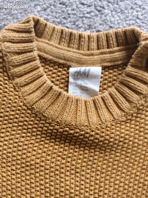 Pull bébé 6-9 mois H&M (image 2)