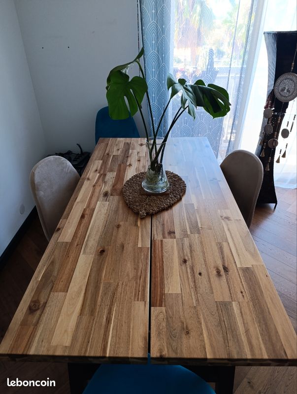 Table a manger 6pers acacia Ikea (image 6)