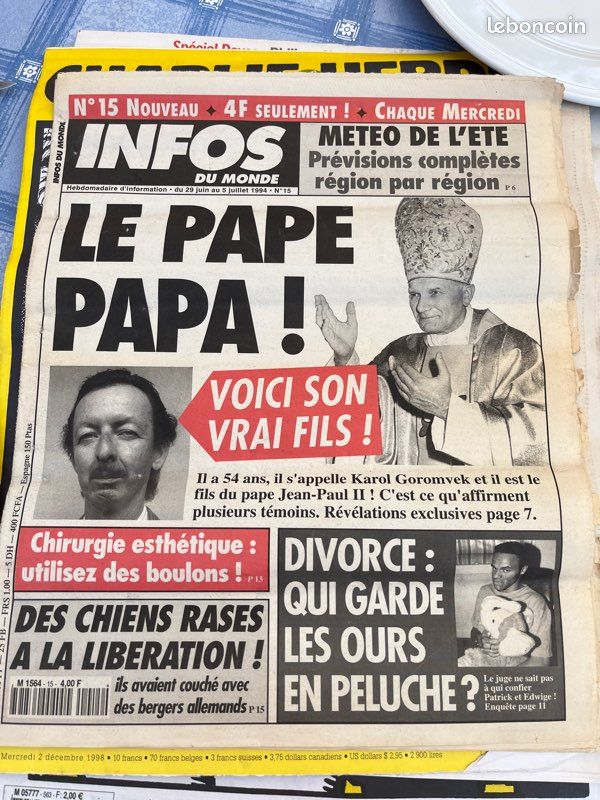Charlie Hebdo année 90 -20 (image 1)