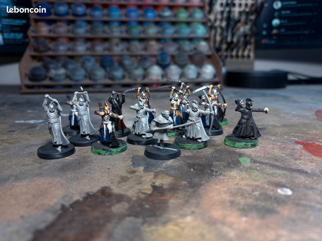 Armée Elfe Le Seigneur Des Anneaux Games Workshop, Occasion, À Collectionner