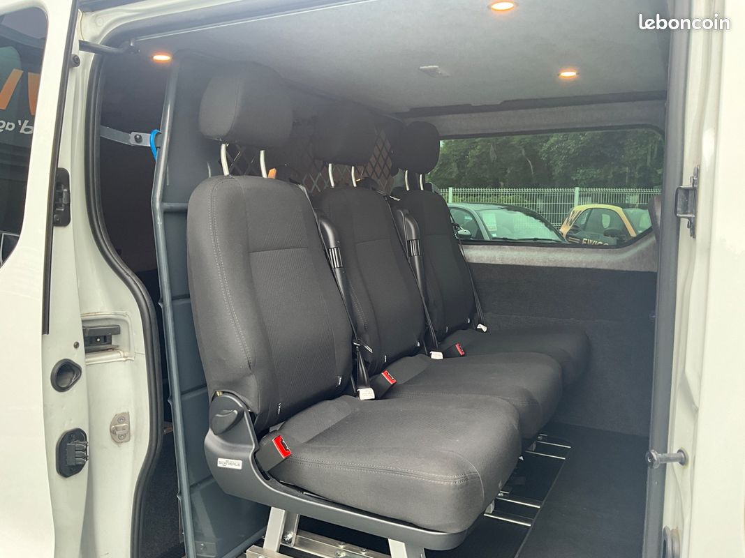 RENAULT TRAFIC 1.6 DCI 145 CH L1H1 ENERGY / AMENAGEMENT 6 PLACES / SIEGES ARR INDEPENDANTS / CAMERA / ENTRETIENs (image 7)