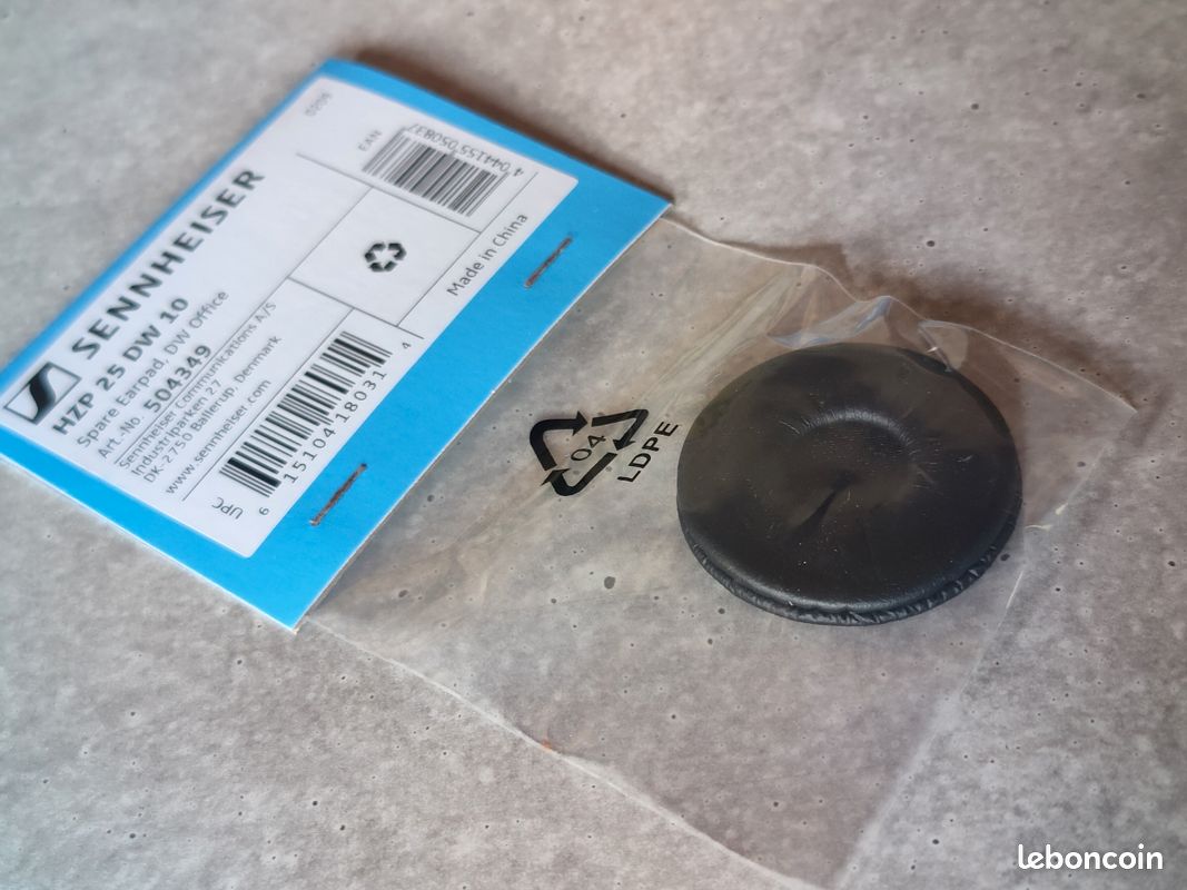 Paire de coussinets d'oreilles hygiéniques Sennheiser HZP 25 DW10 (image 3)