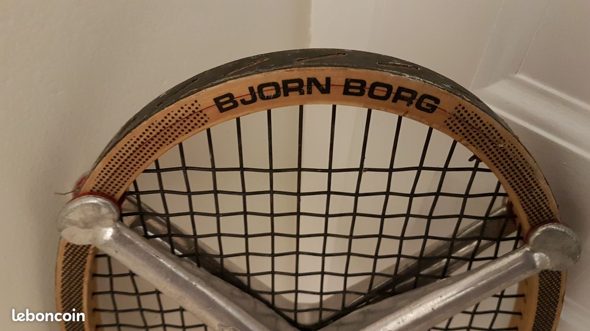 Raquette De Tennis Vintage Donnay Bjorn Borg - Céramique/graphite, Avec Housse, Taille Moyenne, Occasion