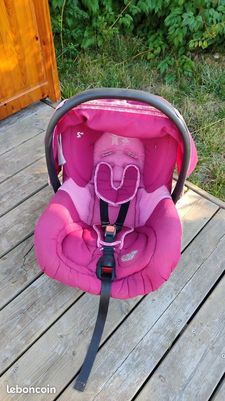 Siège auto maxi cosy rose BB CONFORT (image 1)