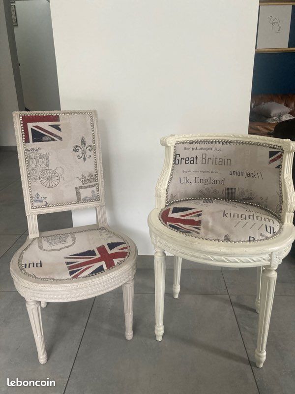 Duo anciens fauteuils (image 1)