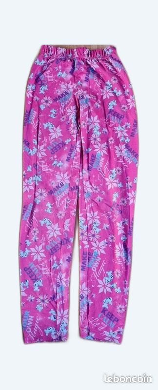 Bas de pyjama reine des neiges fille 10 ans Vêtements