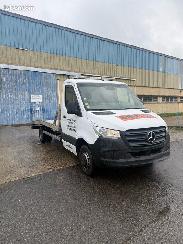 Mercedes sprinter plateau porte voiture TVA RÉCUPÉRABLE (image 2)