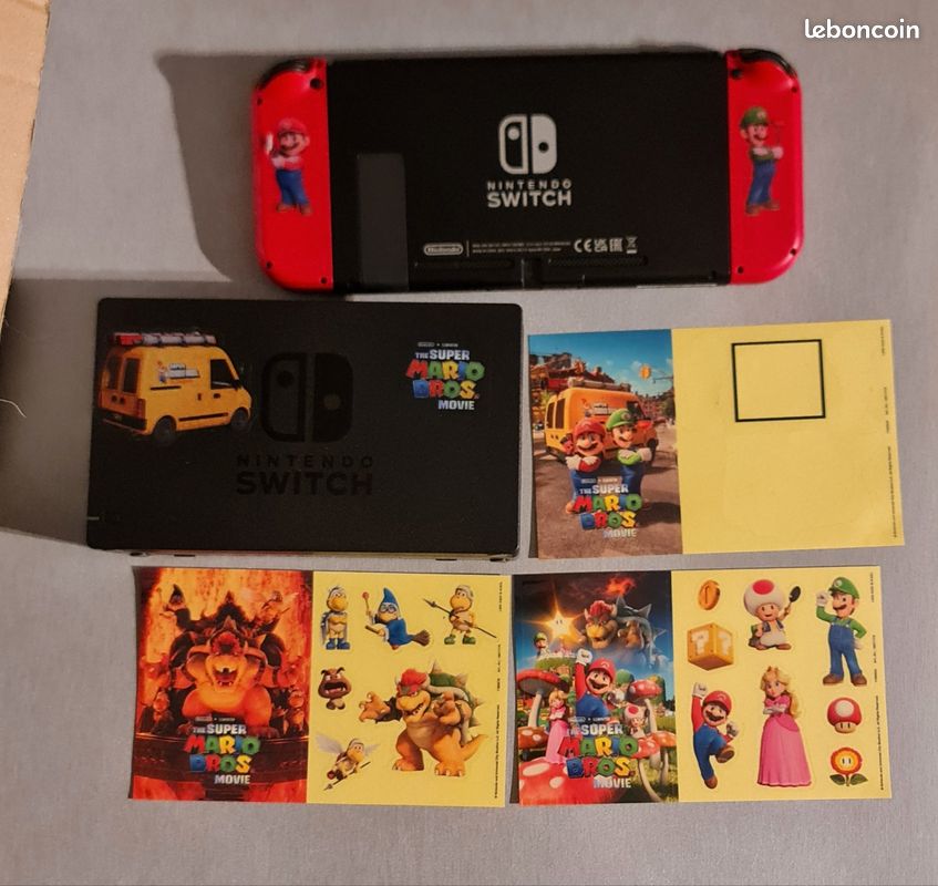Switch pack Mario odyssey + jeu pokemon + pochette (image 2)