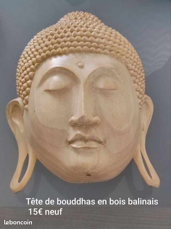 Tête bouddha (image 1)