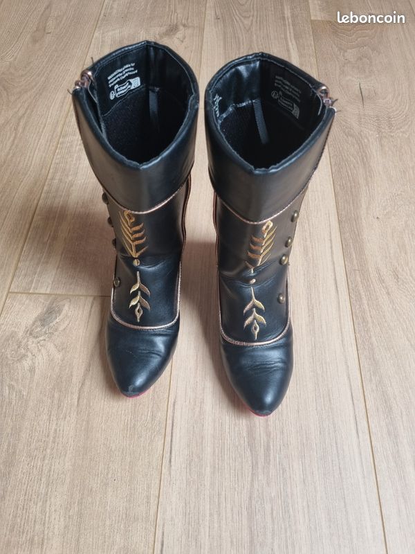 Boots Chaussure Anna Reine Des Neiges Frozen La Reine Des Bottes