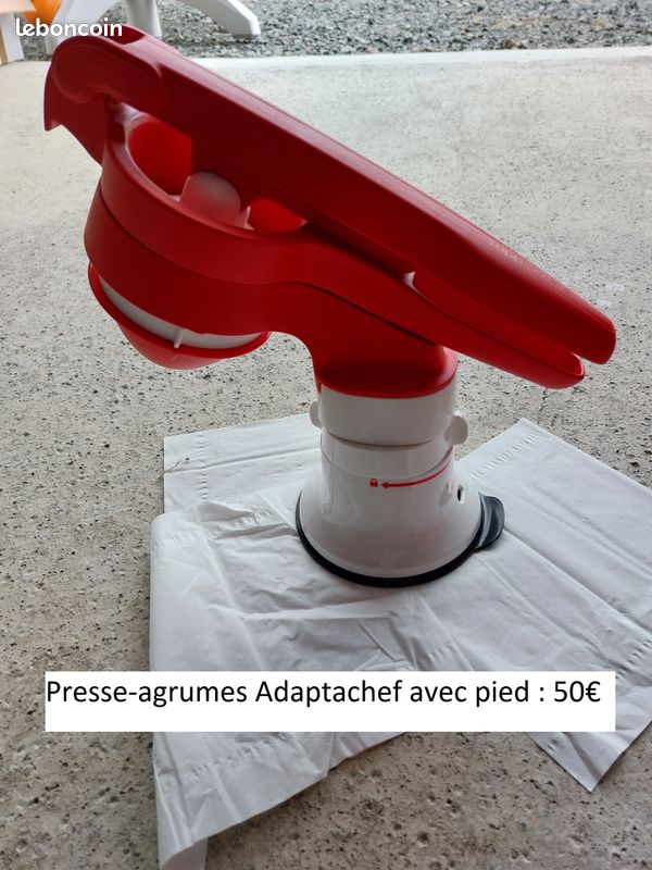 Presse-agrumes Tupperware Adaptachef Rouge – Occasion Bon état