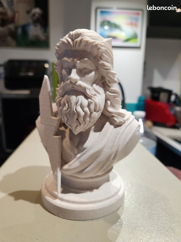 Zeus Buste Dieu Mythologie Grecque décoration (image 1)