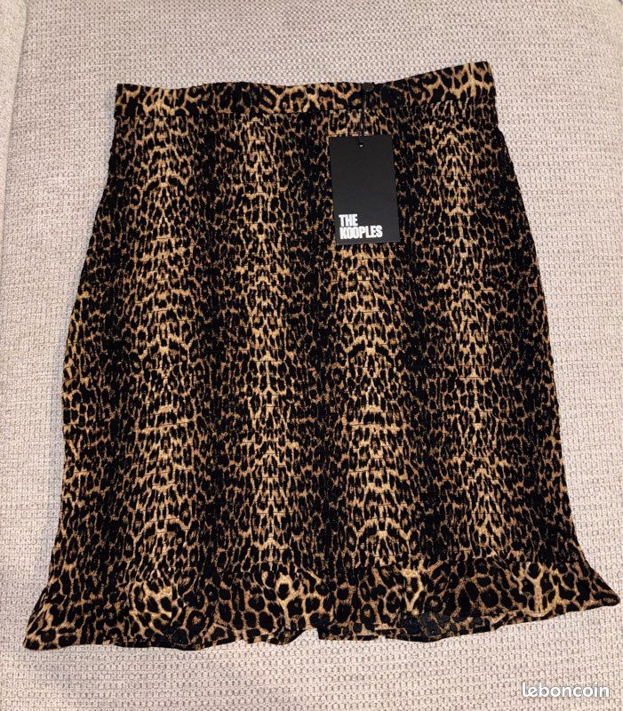The Kooples Jupe courte léopard (taille 1 - S) (image 1)