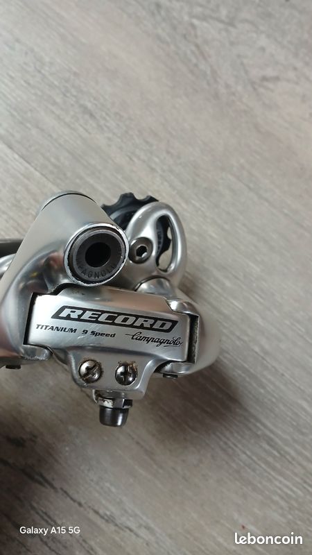 Dérailleur Arrière Campagnolo Record – Acier, Années 60, 5 Vitesses, Pince Courte, Catena 3/32, Italie