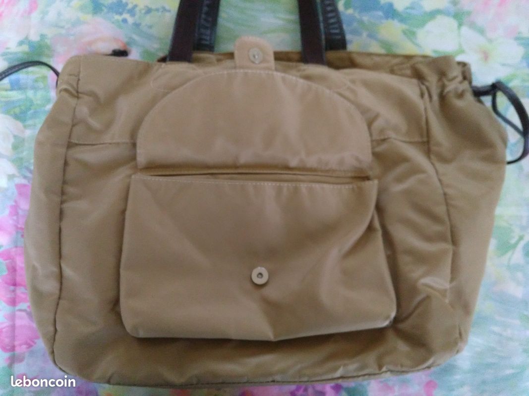 SAC tissu imperméable beige MARC LABAT - NEUF (image 6)
