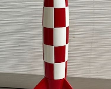 Fusée Tintin (Les Images Mythiques) - Lampe 72cm - Résine - Numérotée