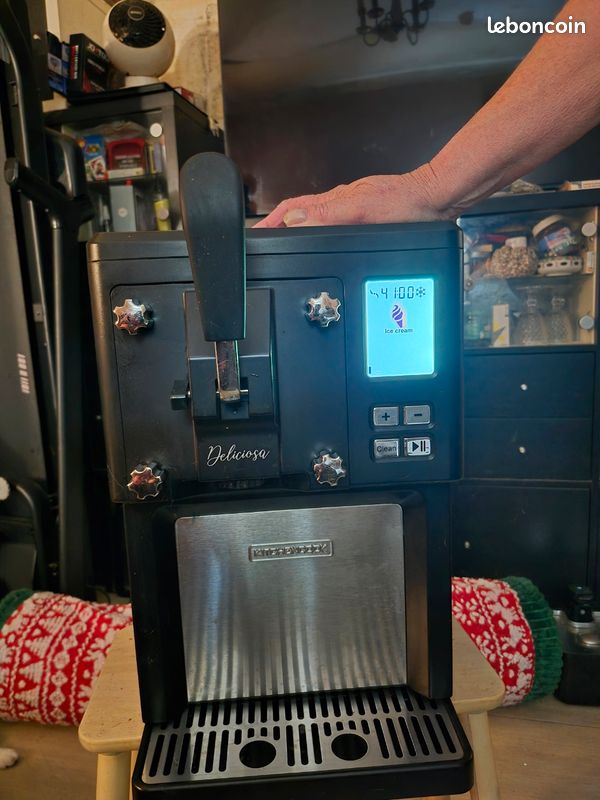Machine a glace à l'italienne marque KITHENCOOK modèle Deliciosa (image 1)