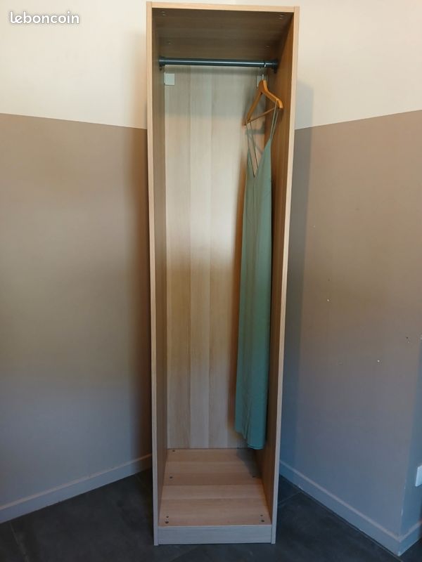 Dressing pax 50 cm effet chêne blanchi (image 1)