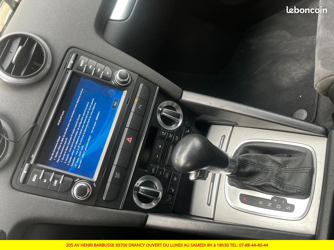 AUDI A3 SPORTBACK 2.0 TFSI 200 Quattro Ambition S tronic BOITE AUTOMATIQUE (image 11)