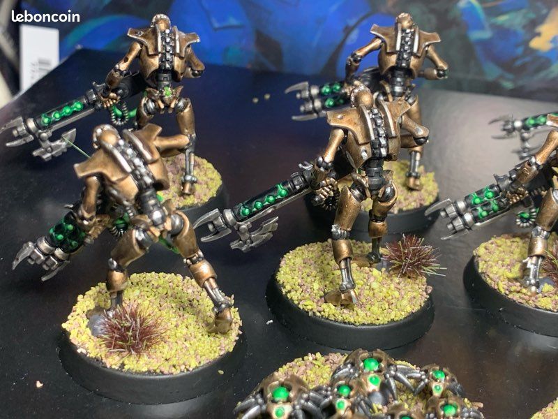 Guerriers + nuées de scarabées peints - NECRON - Warhammer (image 11)