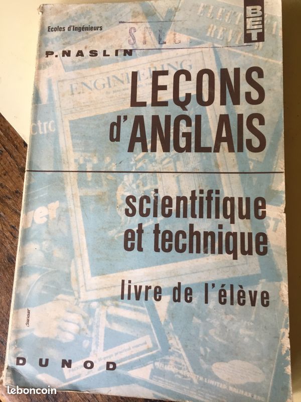 Cours d'anglais scientifique et technique (image 1)