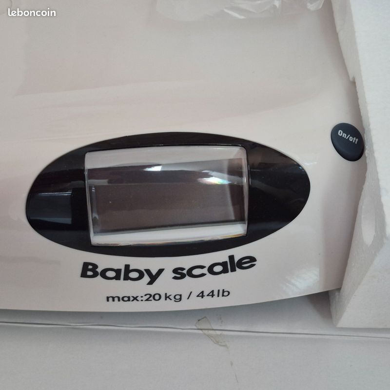 Pèse-bébé électronique numérique max 20 kg - Neuf (image 1)