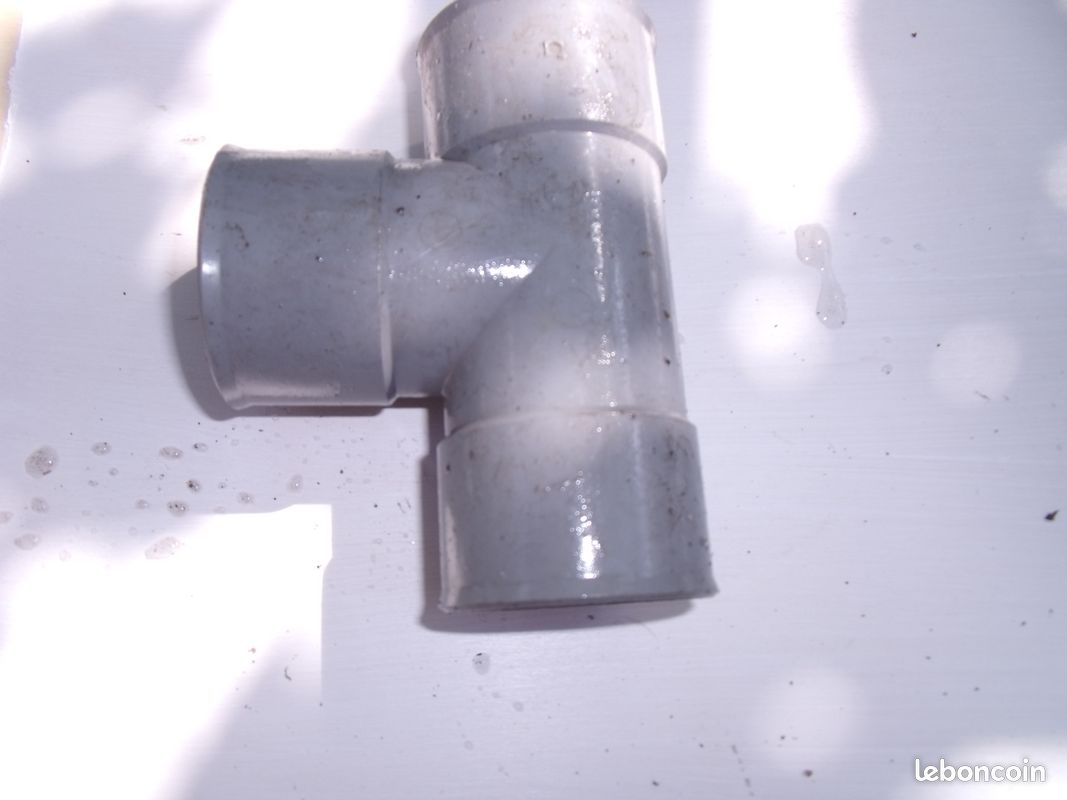 Té PVC gris 50mn (image 1)