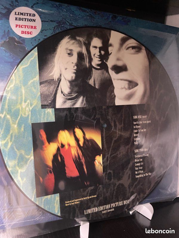 Picture disc Nirvana Nevermind neuf (image 4)