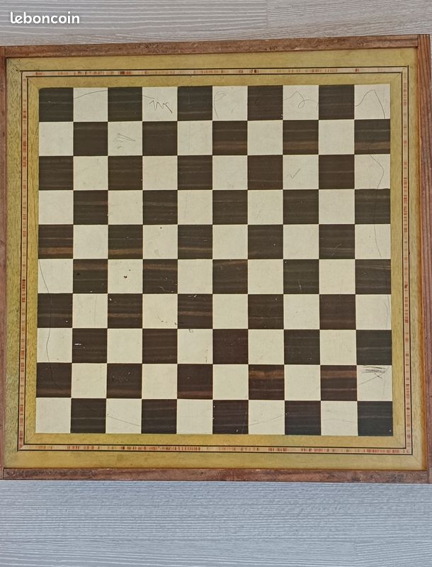 Tapis Jeu de Dames / Damier publicitaire CITROEN VISA - Années 70 / 80