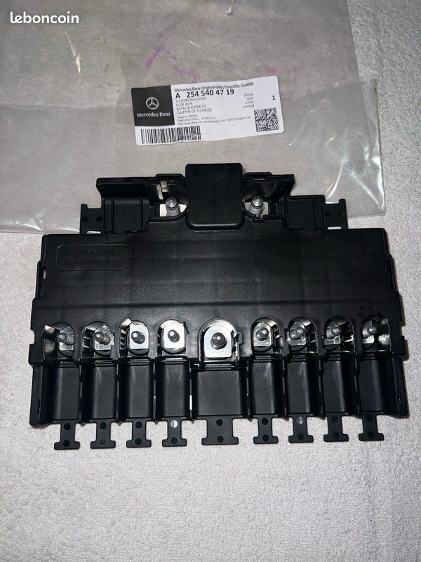 Boîte à fusible unité de contrôle de masse de câble positif A2545404719 Mercedes GLC W254 CLE C236 E W214 neuf original (image 2)