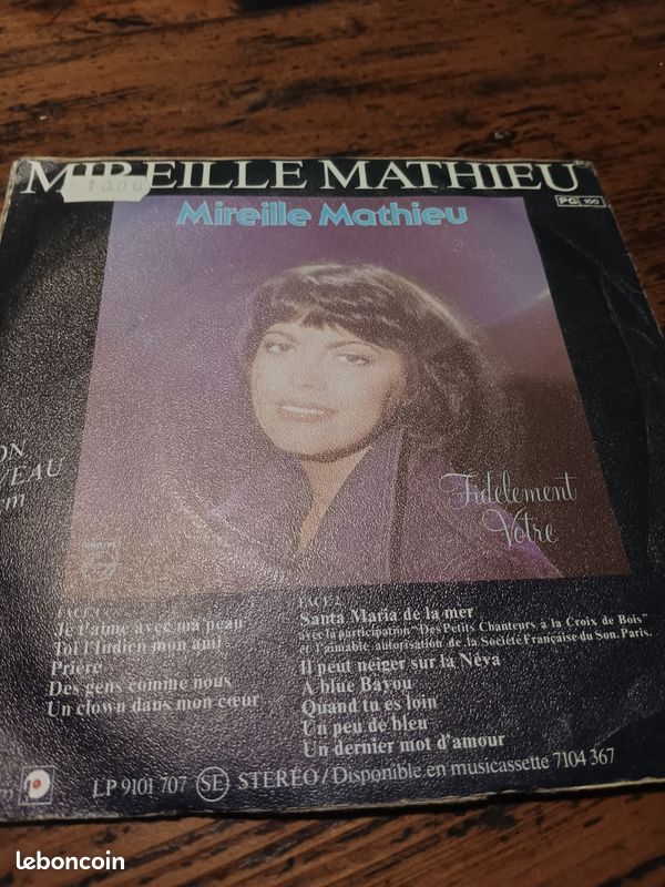 Lot de 2 vinyles MIREILLE MATHIEU (image 5)