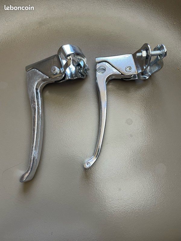 Avis : Paire de leviers de freins v-brake pour vélos de ville Elops
