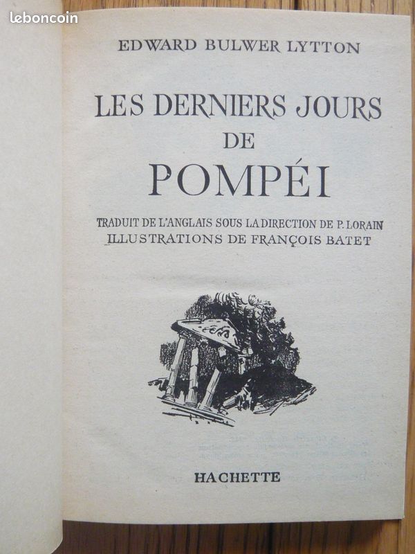 Les derniers jours de Pompéi, Bibliothèque verte (image 5)