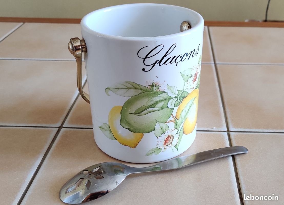 Seau à glaçons neuf, et sa cuiller (image 1)
