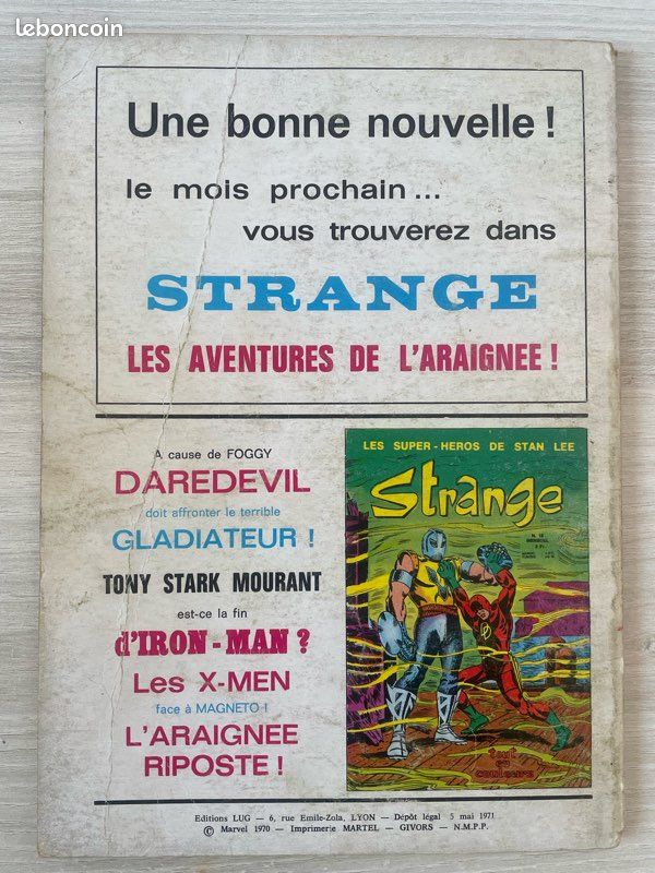 STRANGE No 17 BD Comics E.O. En B.E (image 2)