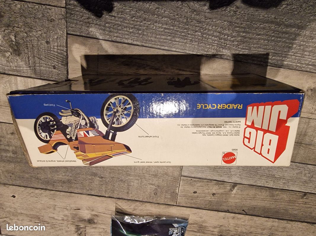 en-broc: Big Jim : Moto spécial commando, Mattel, 1984