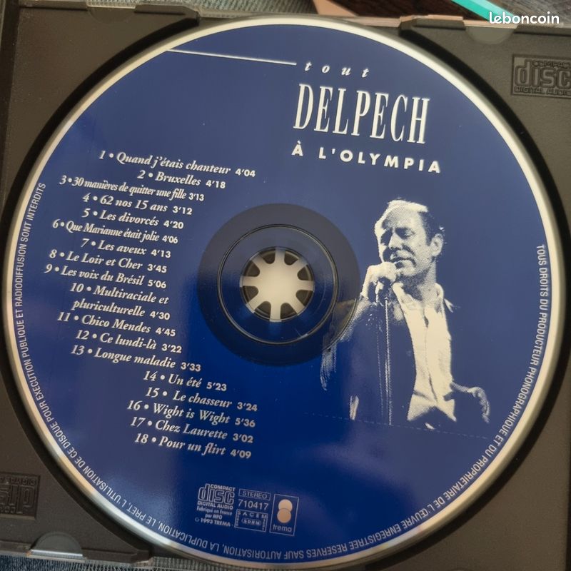 Delpech – Tout Delpech À L'Olympia - CD (image 2)