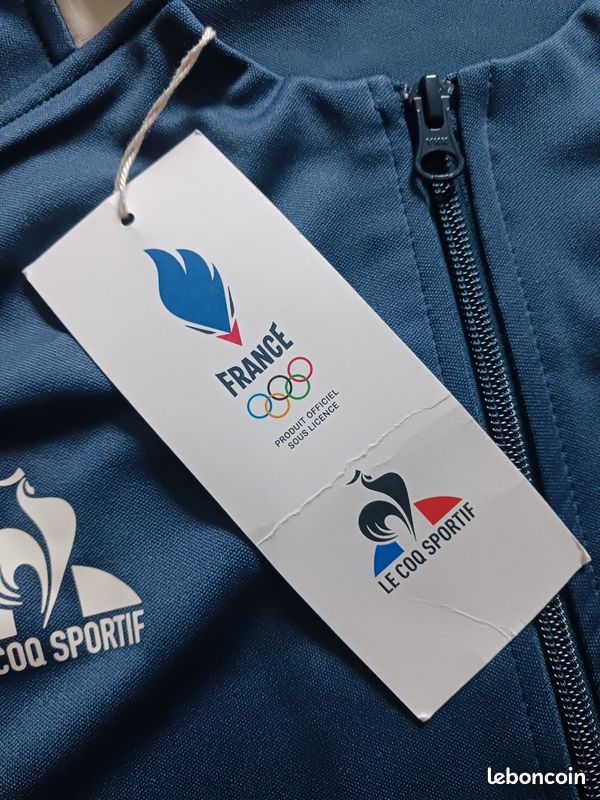 Paris 2024 Olympische Spiele Le Coq Sportif T-Shirt - Schwarz - Unisex