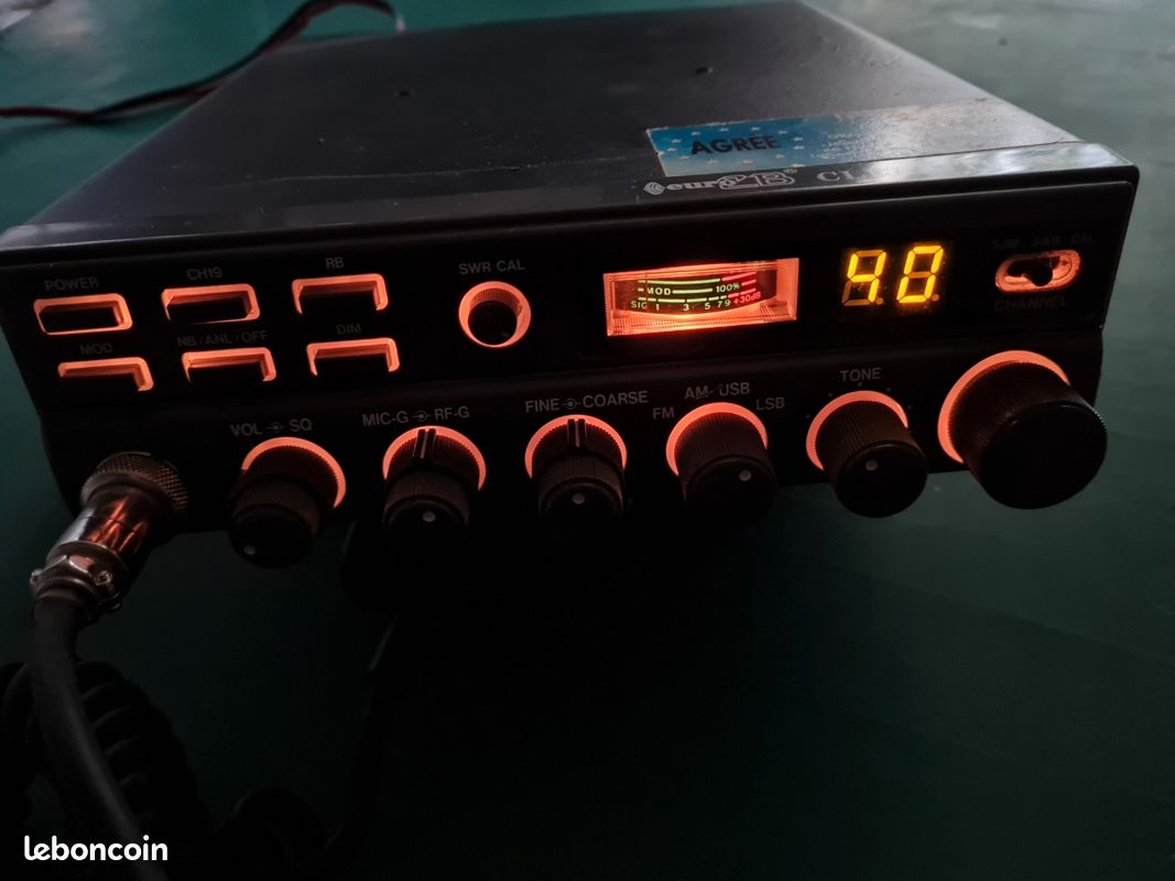Haut-parleur (HP) Pour Radio CB Euro CB - Modèle 8 Ohms 2 Watts - Occasion Bon état