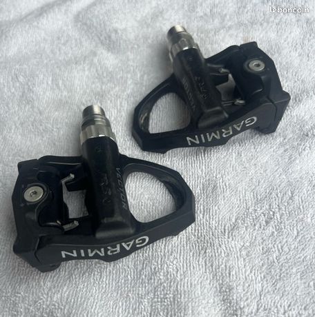 Corps De Pédale Garmin Vector 3/Rally – Occasion, Avec Kit De Conversion Et Crampons Look Neufs