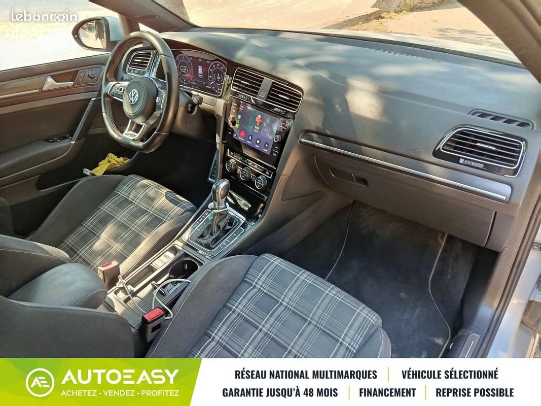 Volkswagen Golf 7 VII ph.2 - GTD - 2.0L TDI 184CH - Française - Virtual - CarPlay - Camera (image 22)
