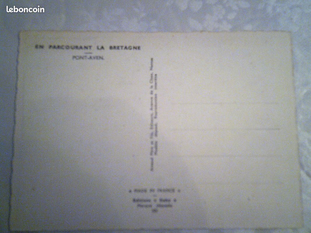 CPA en parcourant la bretagne éditions Gaby - Pont-Aven (image 8)