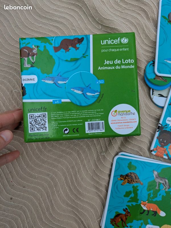 Jeu loto des animaux et continents (image 3)