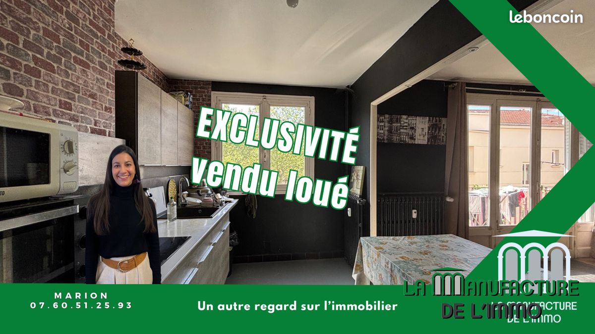 Appartement 3 pièces 62 m² · à Saint-Étienne · 62 m² · 59 900 €